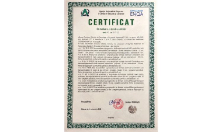 Certificatul Acreditare ANACEC